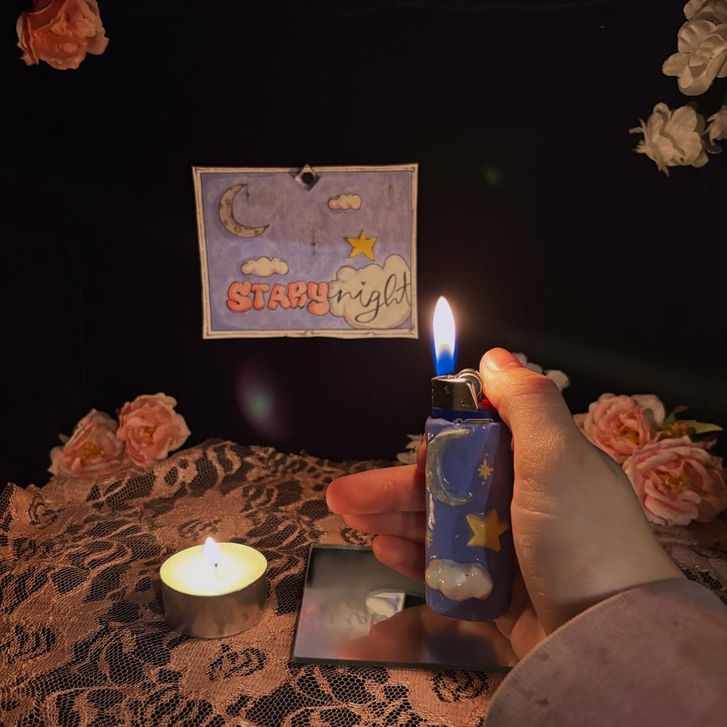 Starry night lighter case