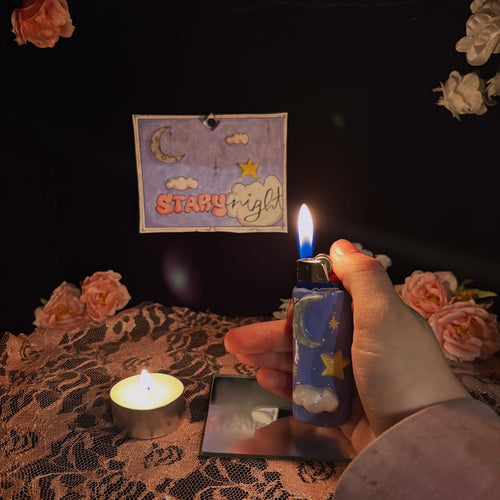 Starry night lighter case